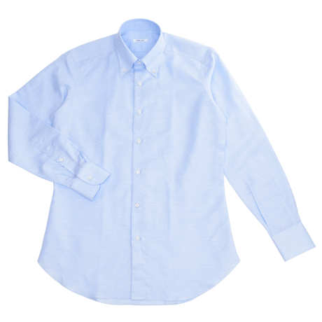 FRAY SHIRT / EROS BD / SAXE BLUE / COTTON LINEN