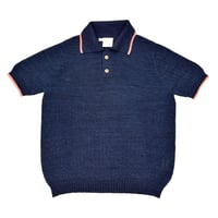KNITBRARY LINED POLO SHIRT