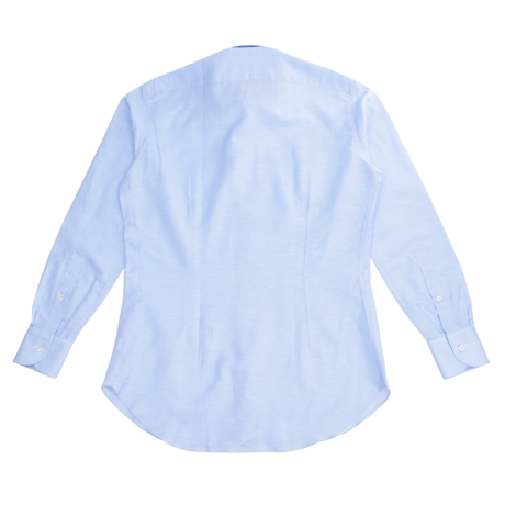 FRAY SHIRT / EROS BD / SAXE BLUE / COTTON LINEN