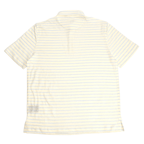 FEDELI / ZERO MM / LINO/COTONE RIGATO / AZURE BLUE