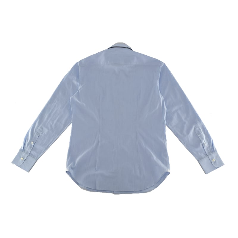LUCA VERDICCHIO SHIRT / SAX BLUE HAIRLINE STRIP