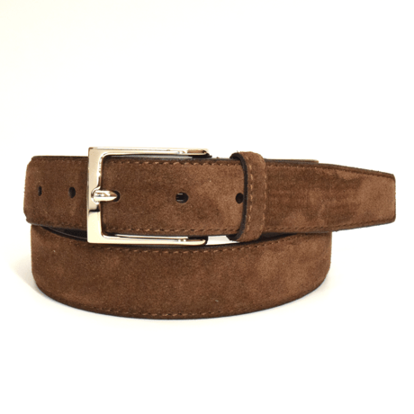 Carlo Del Monte / BELT / 30mm / CAFFE SUEDE