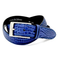 Carlo Del Monte / CROCDILE PRINT JEANS 30MM
