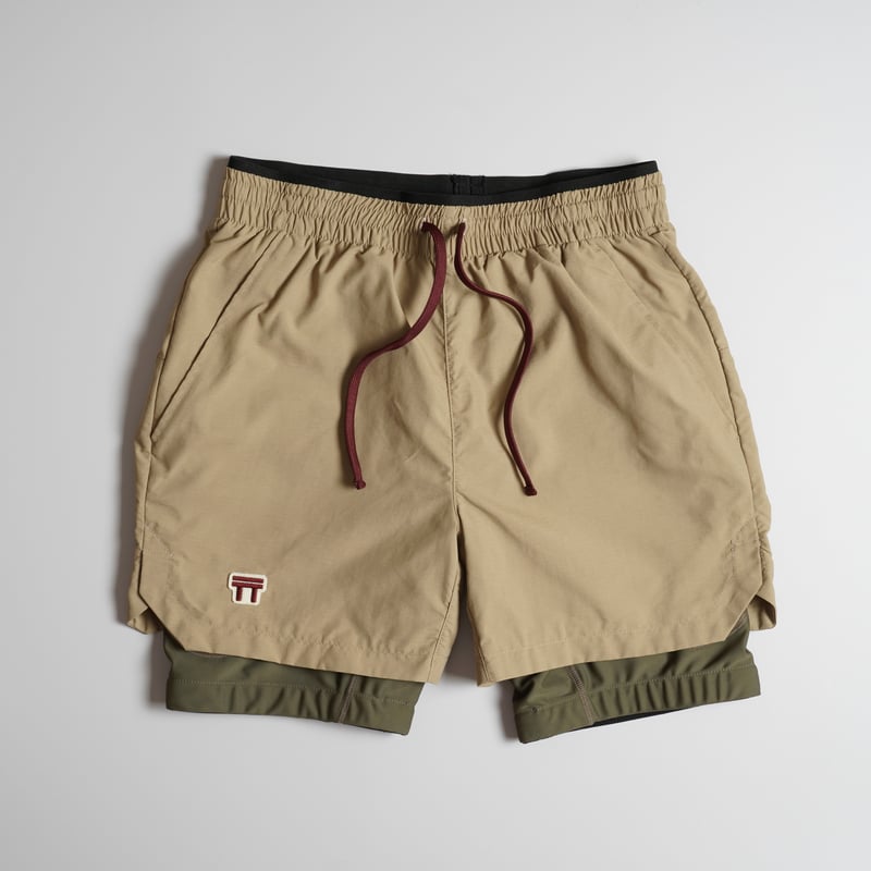 T2 Trail Shorts 2025 / Beige | Tabisuke Tabizo