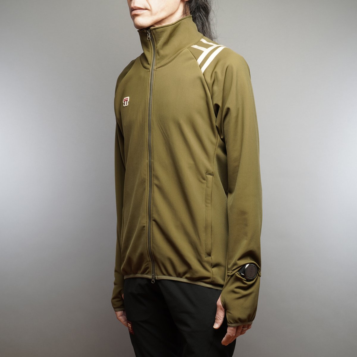 T2 Jogger Jacket tabisuke tabizo トレイルラン T2 Jogger Jacket / Khaki | Tabisuke Tabizo