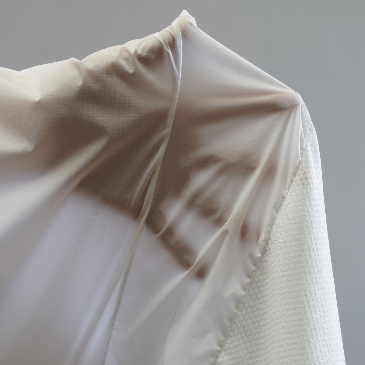 T2 Running Wind Shell Vest / White | Tabisuke T