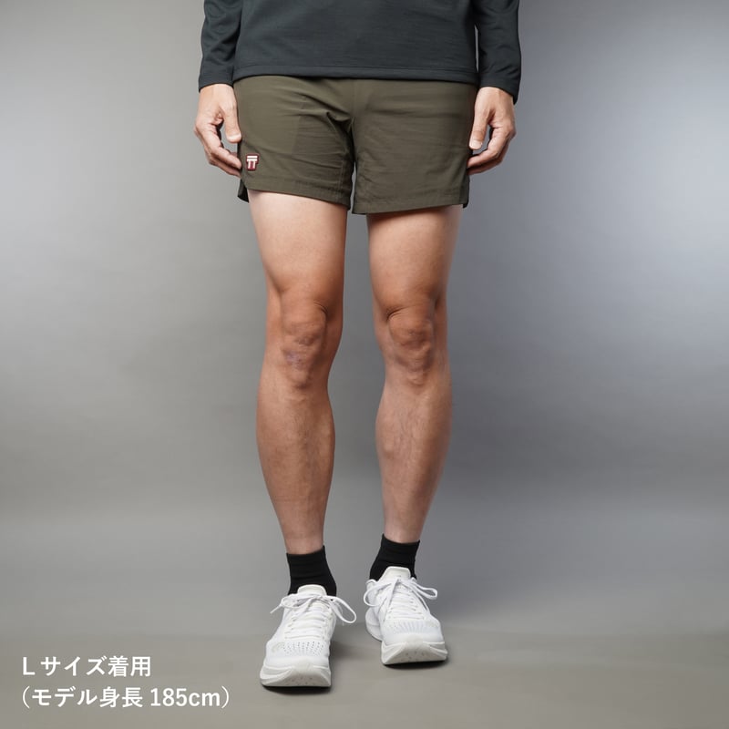 T2 Traverse Shorts 2024 / Khaki | Tabisuke Tabizo