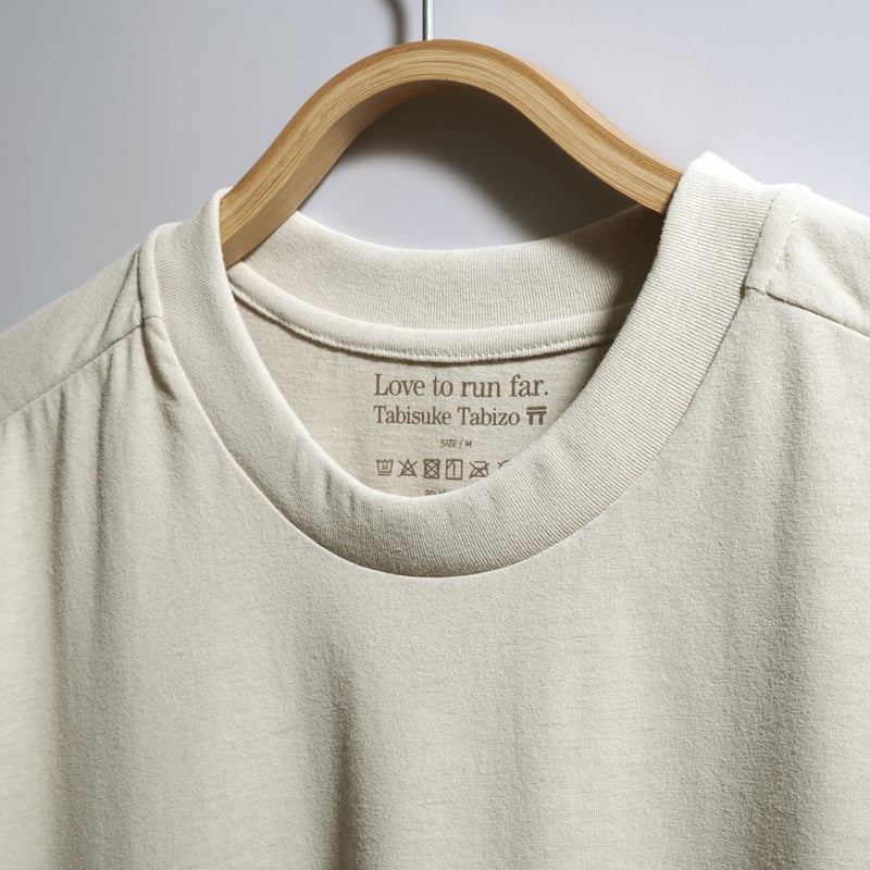 T2 Running T / Sukezo 2025（Beige） | Tabisuke Ta