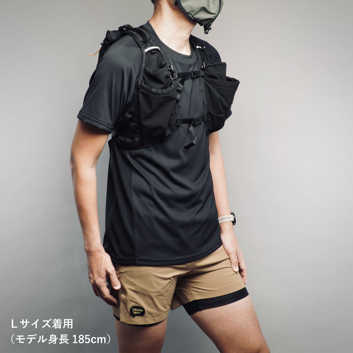 T2 Trail Shorts _ Short / Khaki | Tabisuke Tabizo