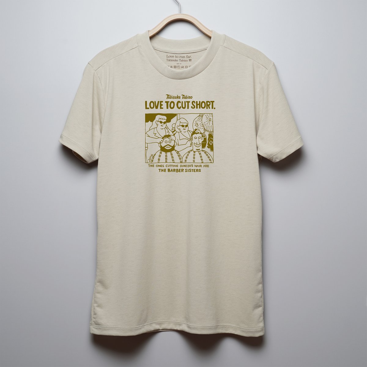 T2 Running T / Sukezo 2025（Beige） | Tabisuke Ta