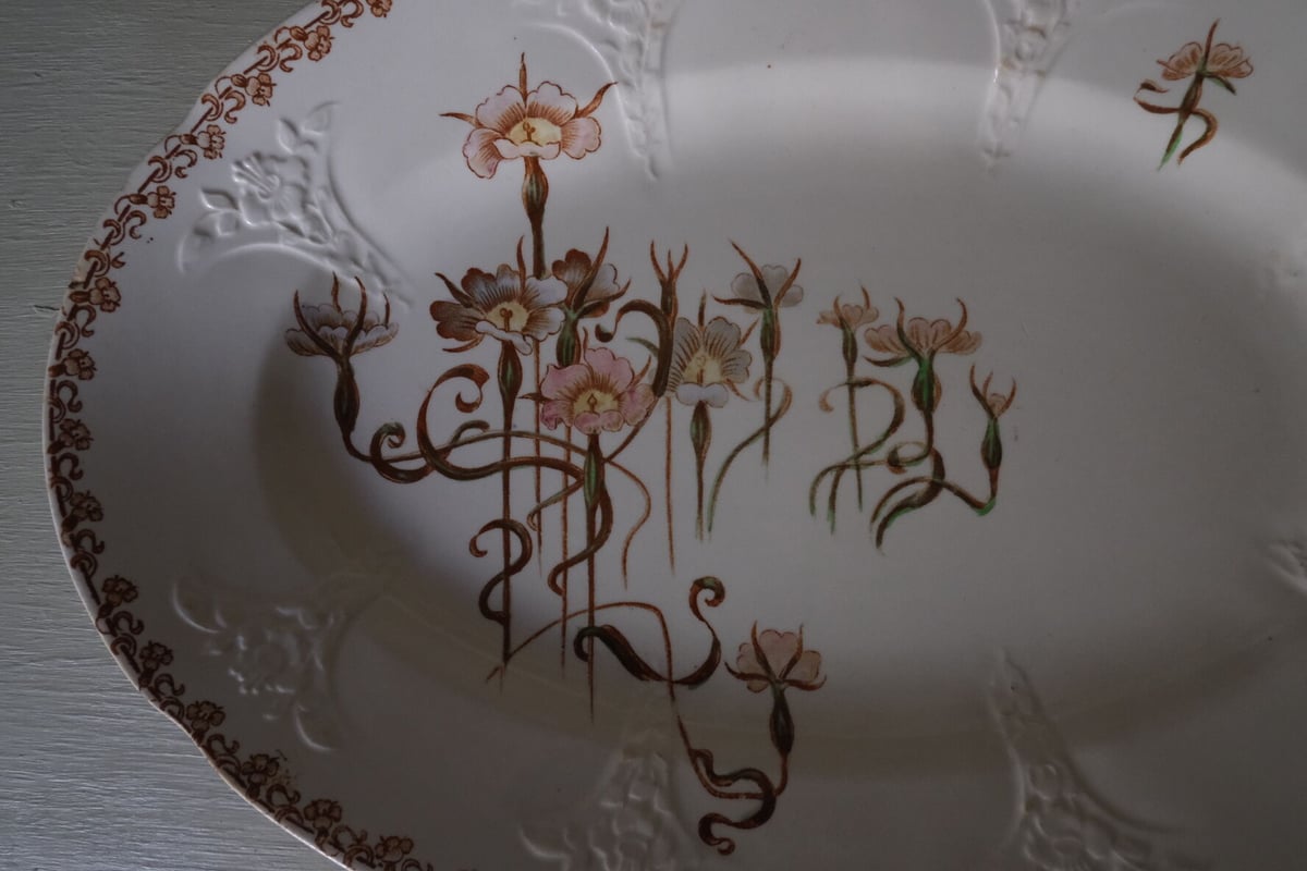 Longwy assiette ovale | colza