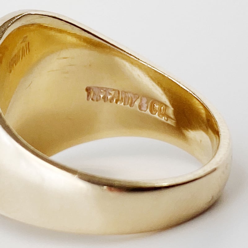 SOLD】Vintage Tiffany&co. 14K Signet Ring | Nic