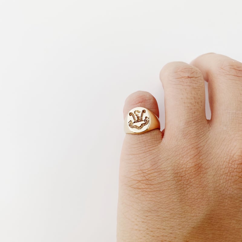 SOLD】Vintage Tiffany&co. 14K Signet Ring | Nic