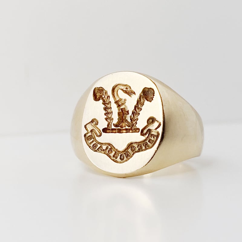 SOLD】Vintage Tiffany&co. 14K Signet Ring | Nic