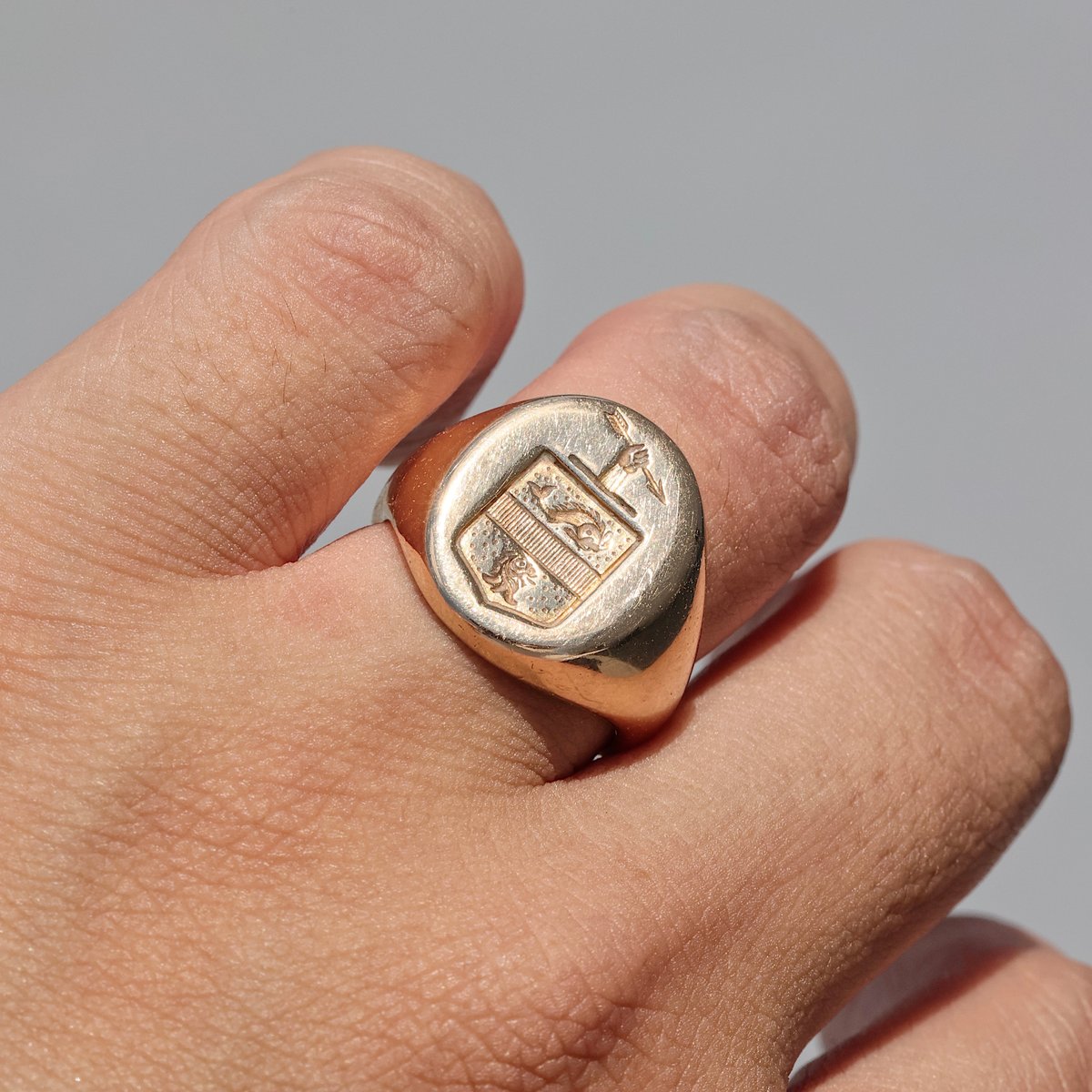 【TIFFANY＆Co.】VINTAGE SIGNET RING 15号 TIFFANY＆Co.】VINTAGE SIGNET RING 15号