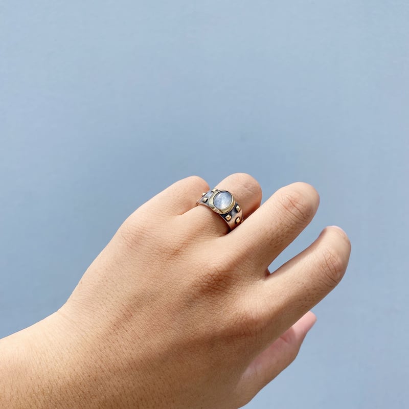 SOLD】Vintage HERMES Star Sapphire Gaucho Ring