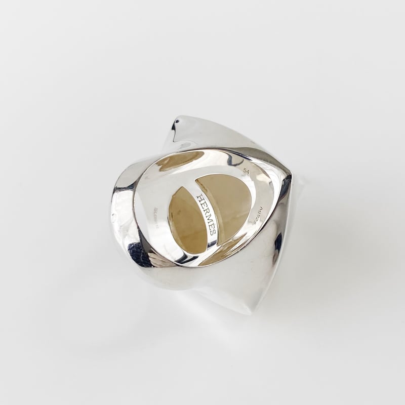 SOLD】HERMES Collier de Chien Rock TGM Ring | N