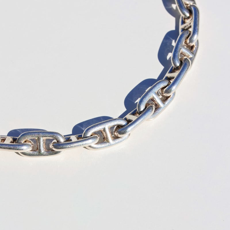 pasta　Hermès vintage Chaine d'ancre pasta Hermès vintage Chaine d'ancre Hermès Sterling Chaine d
