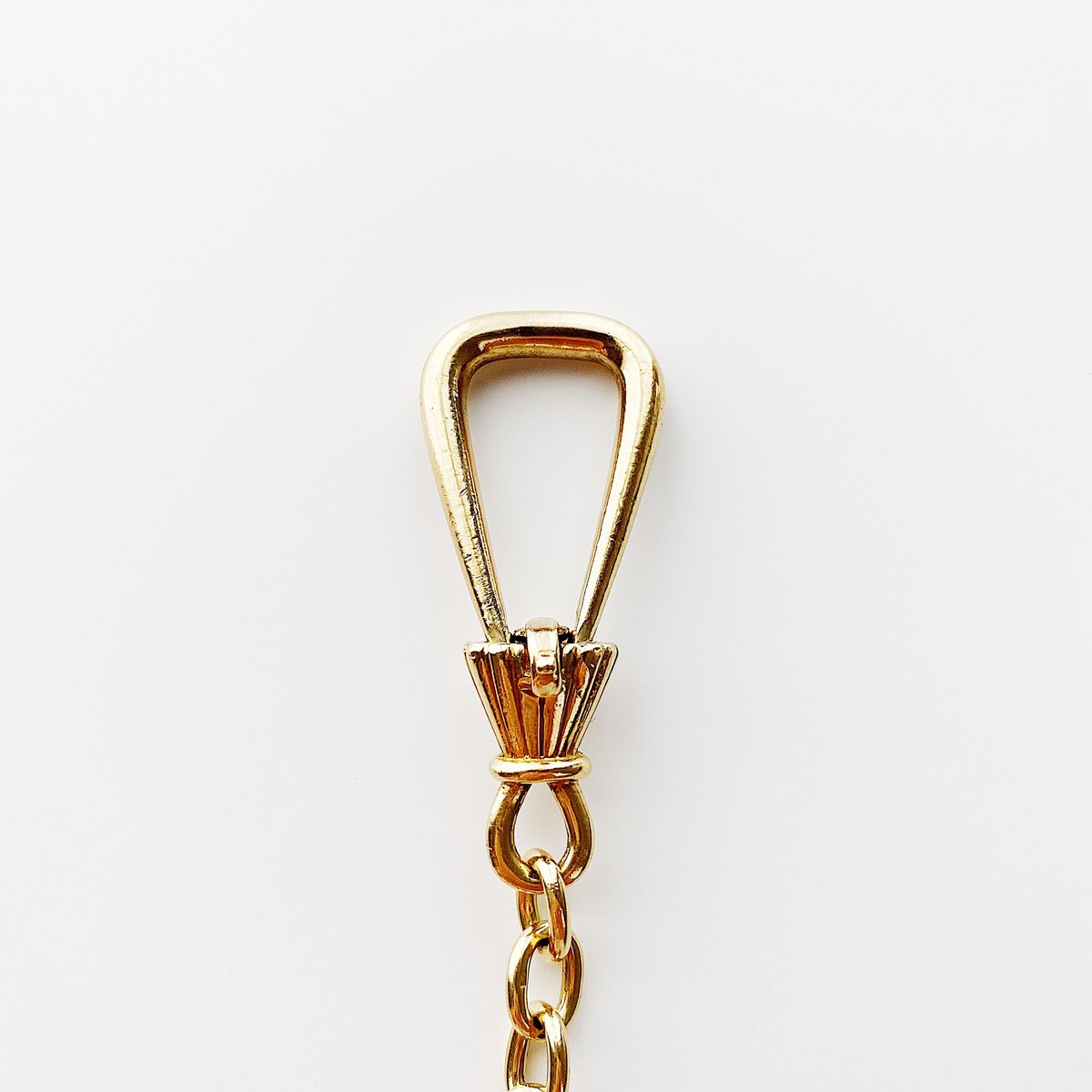 SOLD】Vintage HERMES 18K Etrier Key Ring | Nice SOLD】Vintage HERMES 18K Etrier Key Ring | Nice