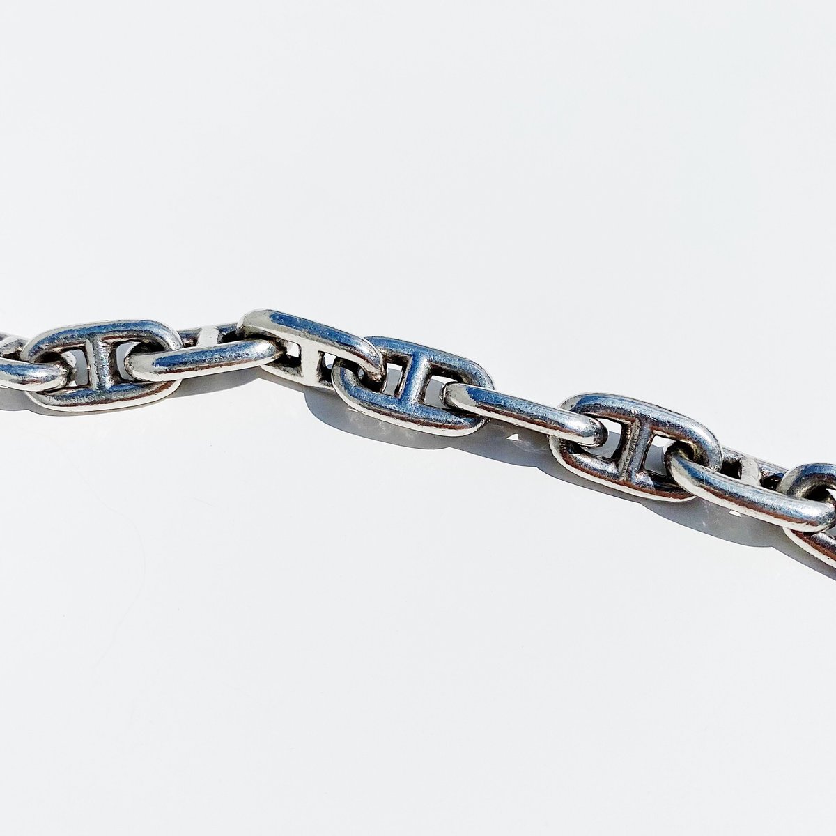 SOLD】Vintage HERMES Chaine D'Ancre Bracelet GM...