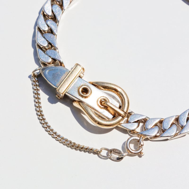 SOLD】Vintage HERMES Boucle Sellier Bracelet 18