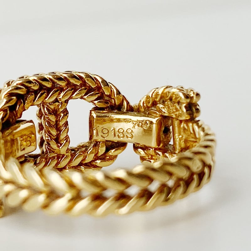 SOLD】Vintage HERMES 18K Vendome Ring | Nice&Sm