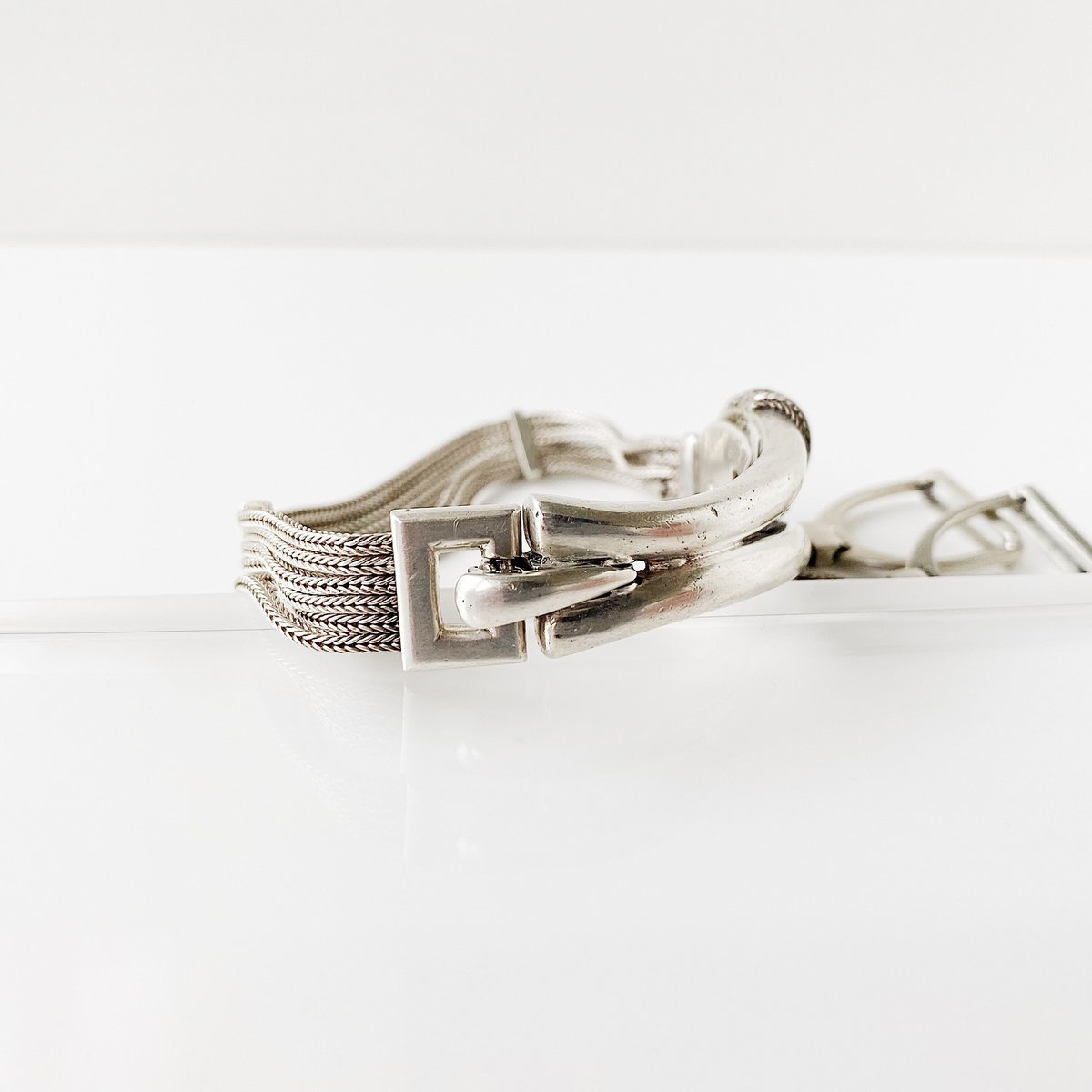SOLD】Vintage HERMES Etrier Bracelet | Nice&Smooth SOLD】Vintage HERMES Etrier Bracelet | Nice&Smooth