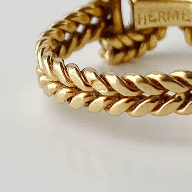 SOLD】Vintage HERMES 18K Vendome Ring | Nice&Sm