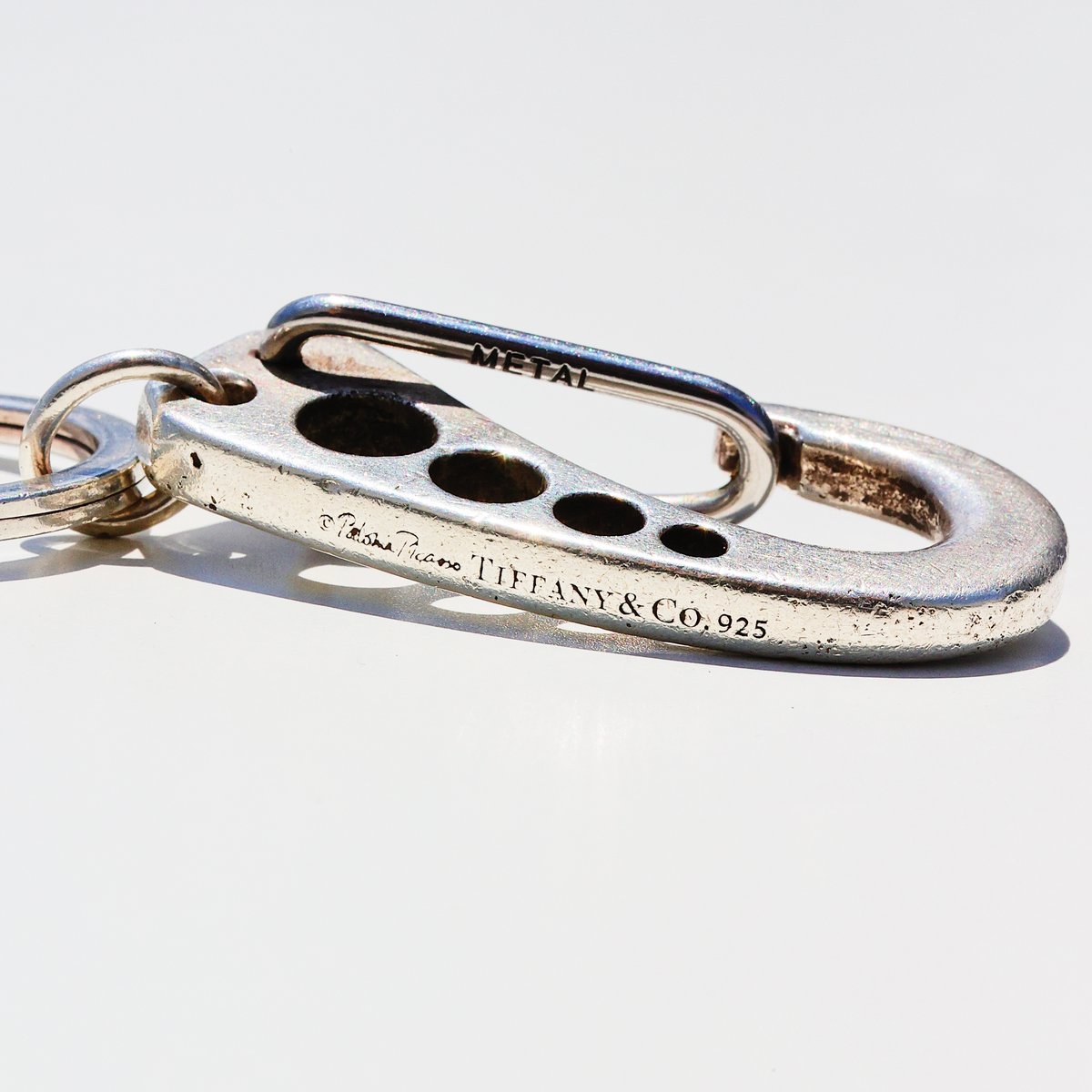 SOLD】Tiffany&co. Carabiner Key Ring by Paloma