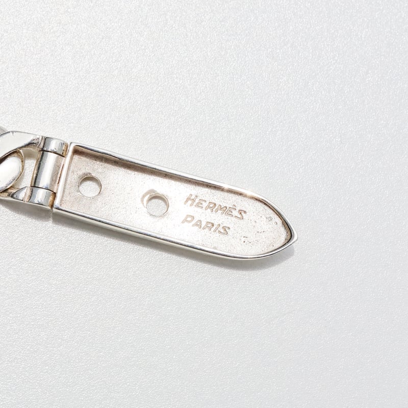 アクセサリー HERMES Boucle Sellier PM bracelet 80s HERMES Vintage Boucle Sellier Sterling Silver Link Bracelet