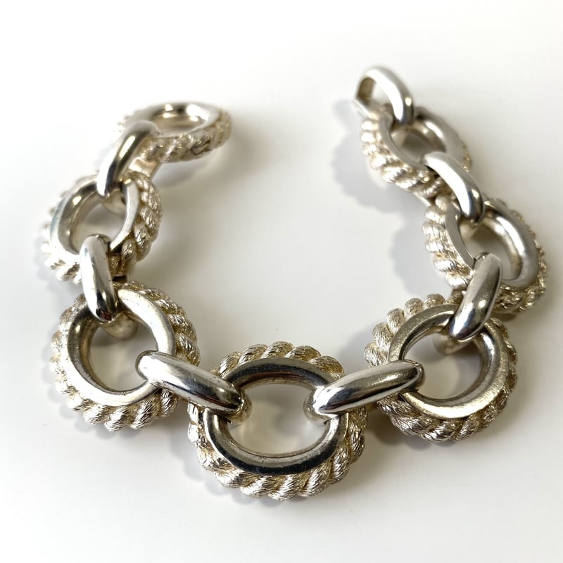 SOLD】Vintage Tiffany&co. Rope Link Chain Brace