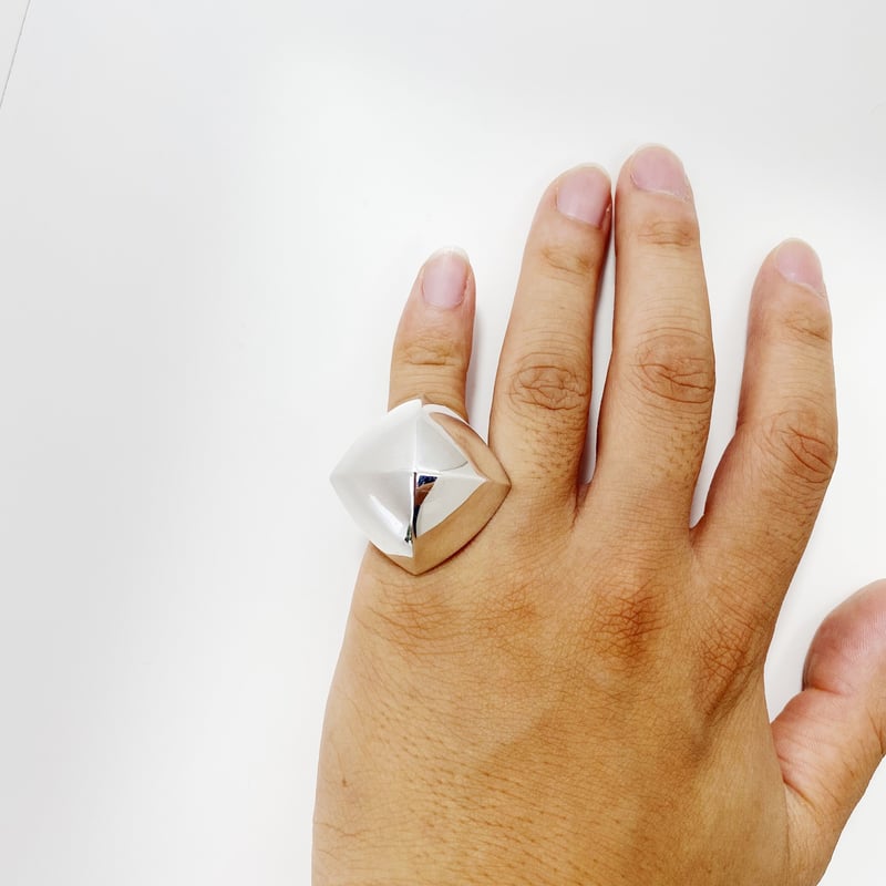 SOLD】HERMES Collier de Chien Rock TGM Ring | N