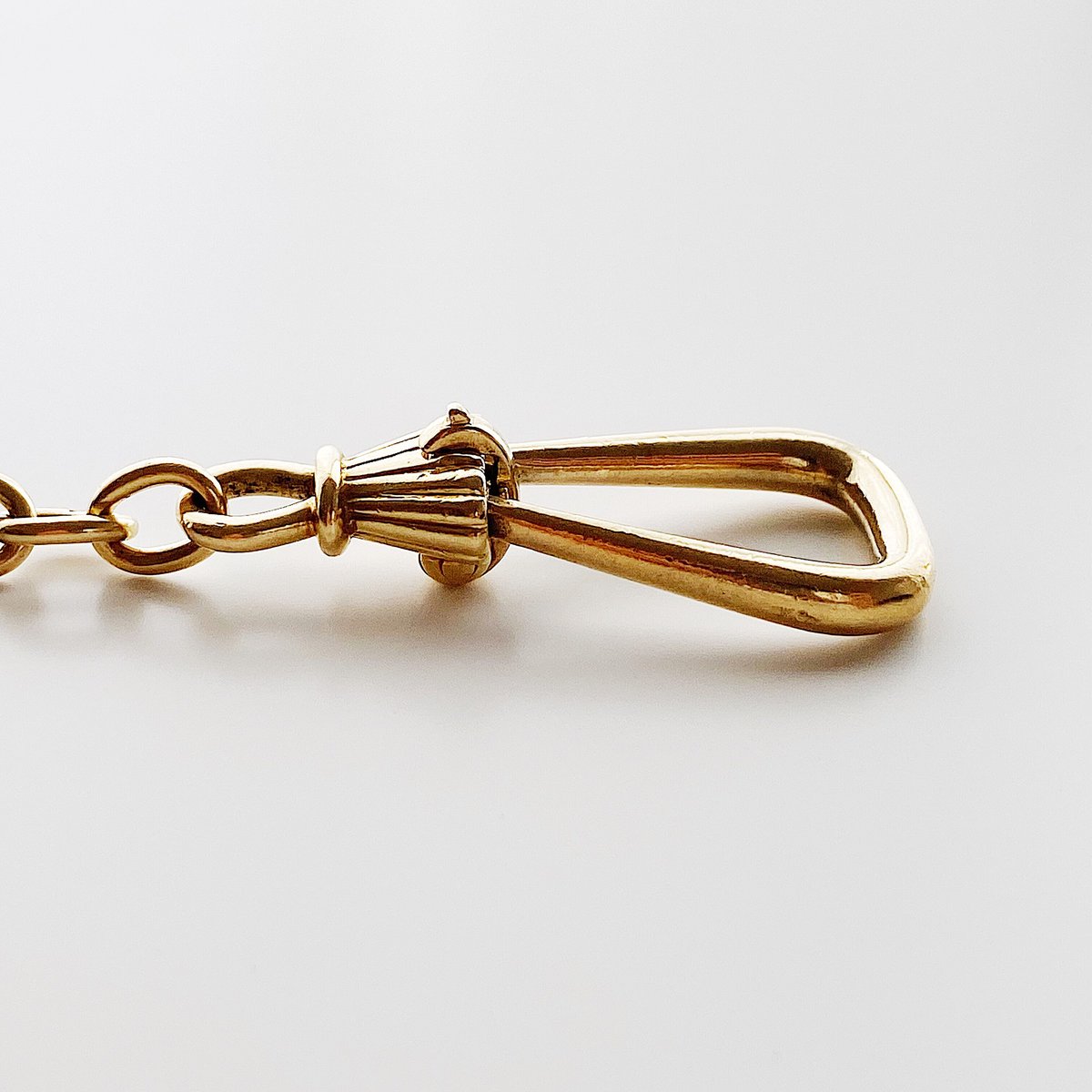 SOLD】Vintage HERMES 18K Etrier Key Ring | Nice SOLD】Vintage HERMES 18K Etrier Key Ring | Nice