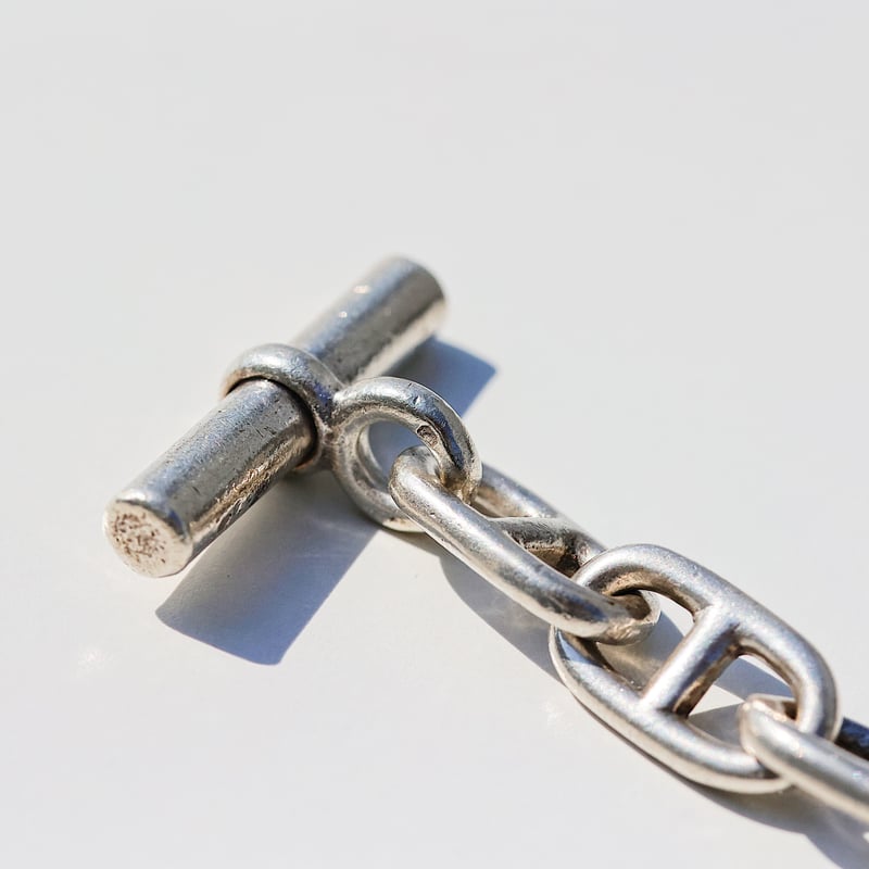 SOLD】Vintage HERMES Chaine d'ancre Key Ring | SOLD】Vintage HERMES Chaine d'ancre Key Ring |