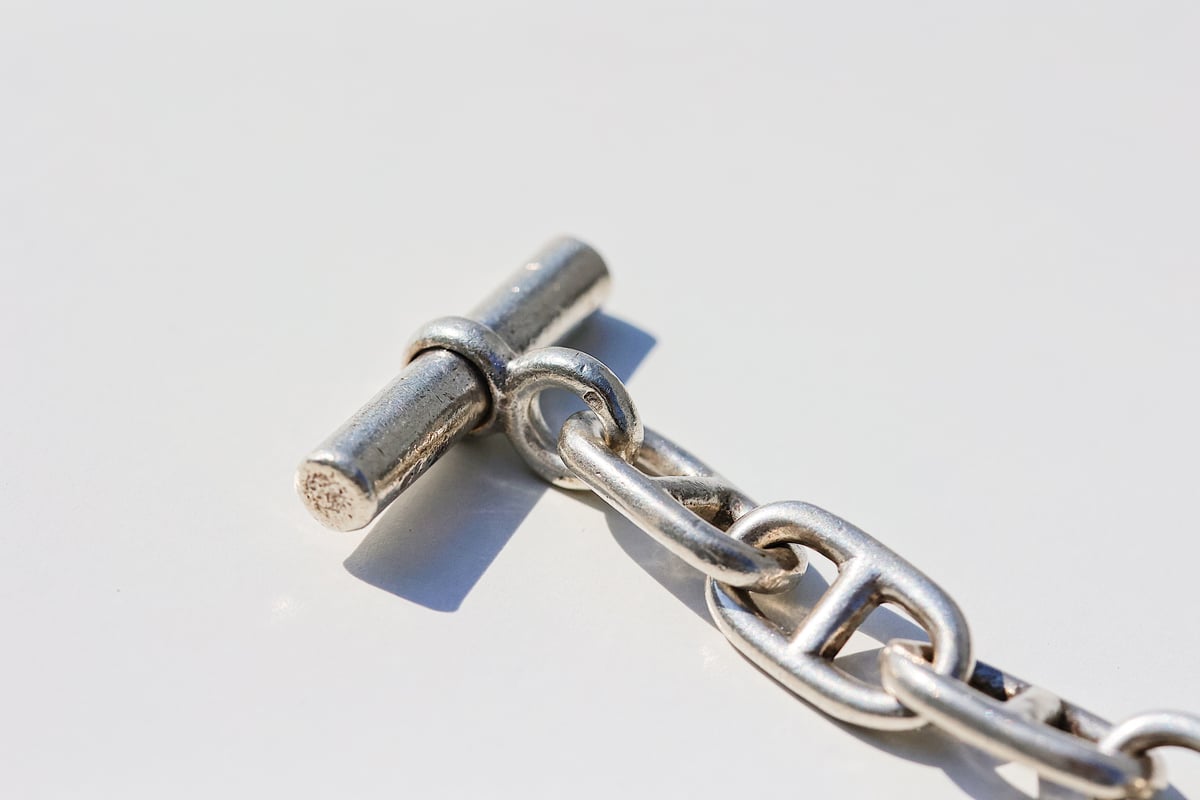 SOLD】Vintage HERMES Chaine d'ancre Key Ring | SOLD】Vintage HERMES Chaine d'ancre Key Ring |
