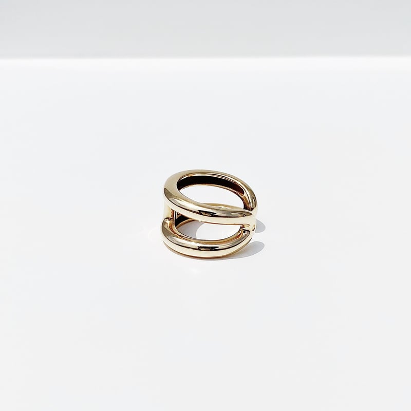 SOLD】HERMES 18K Osmose Ring PM | Nice&Smooth
