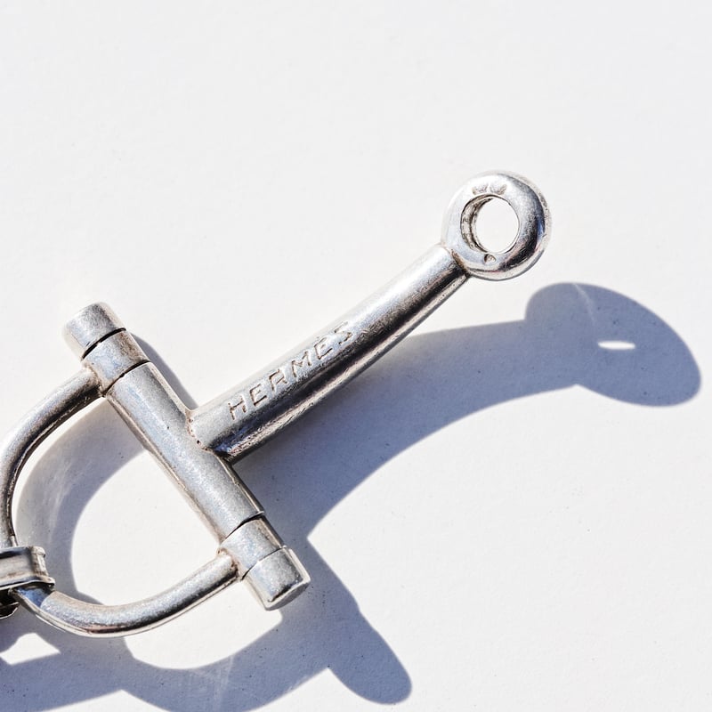 SOLD】Vintage HERMES Mors de Course Bracelet |