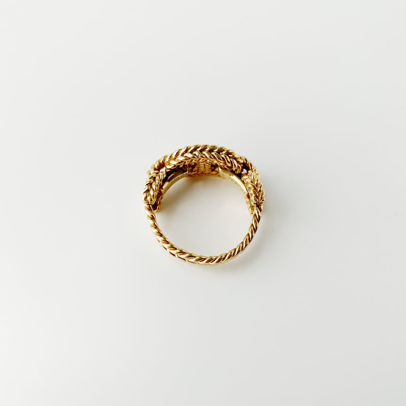 SOLD】Vintage HERMES 18K Vendome Ring | Nice&Sm
