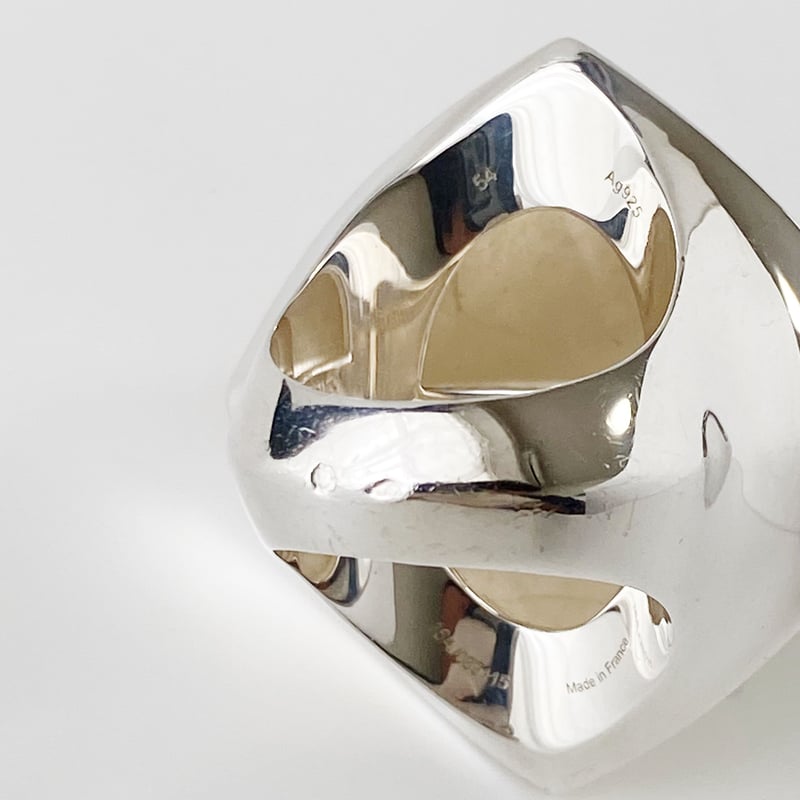 SOLD】HERMES Collier de Chien Rock TGM Ring | N