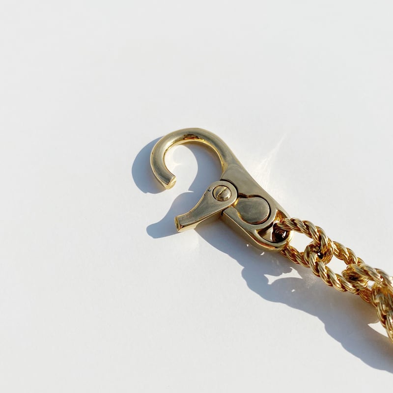 SOLD】Vintage HERMES 18K Cordage Key Ring | Nic SOLD】Vintage HERMES 18K Cordage Key Ring | Nic