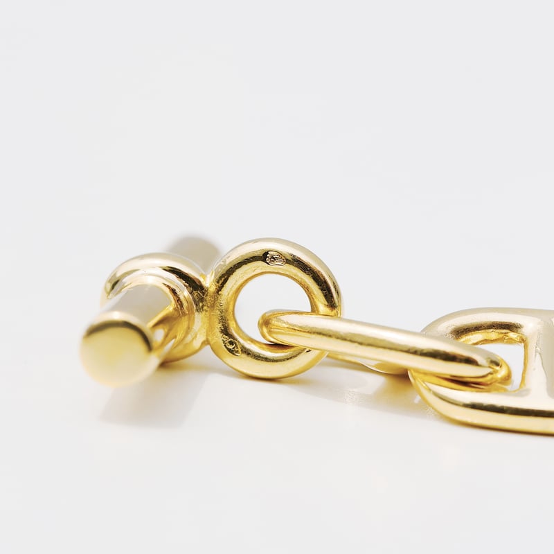 SOLD】Vintage HERMES 18K Chaine d'Ancre Keyring SOLD】Vintage HERMES 18K Chaine d'Ancre Keyring