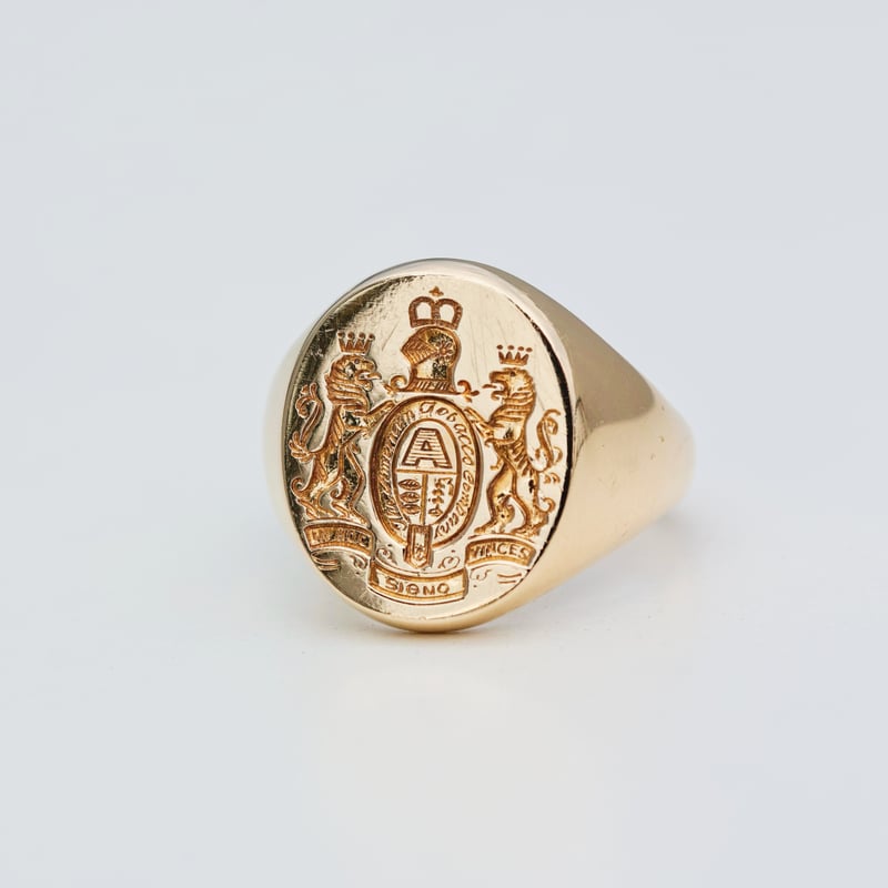 【TIFFANY＆Co.】VINTAGE SIGNET RING 15号 SOLD】Vintage Tiffany&co. 14K Signet Ring | Nic