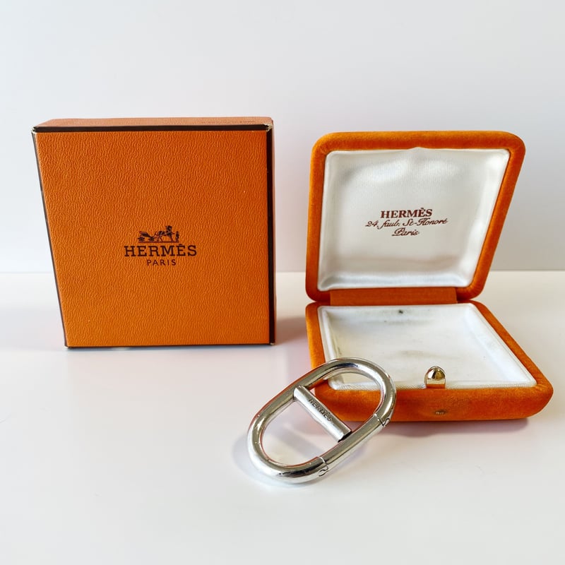 SOLD】Vintage Hermes Chain dAncre Key Ring | Ni