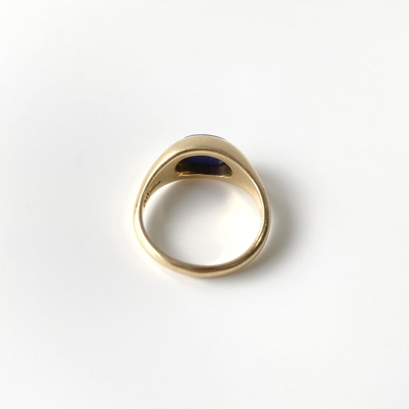SOLD】Vintage Tiffany&co. 14K Lapis lazuli Ring
