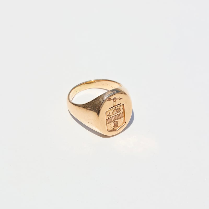 SOLD】Vintage Tiffany&co. 14K Signet Ring | Nic