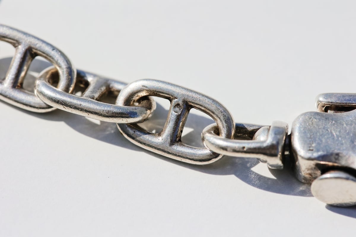 SOLD】Vintage HERMES Chaine d'ancre Key Ring | SOLD】Vintage HERMES Chaine d'ancre Key Ring |