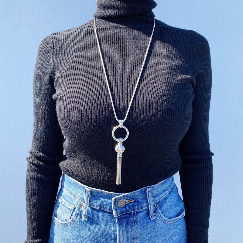 Tiffany & Co. タッセルネックレス VINTAGE】TIFFANY&Co. ティファニー タッセル ネックレス 《フリンジ