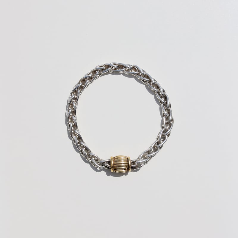 SOLD】Vintage HERMES Ariane Bracelet 18K Combin