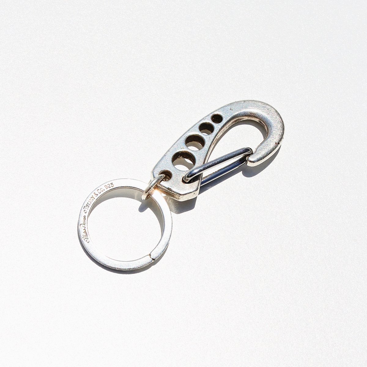 SOLD】Tiffany&co. Carabiner Key Ring by Paloma