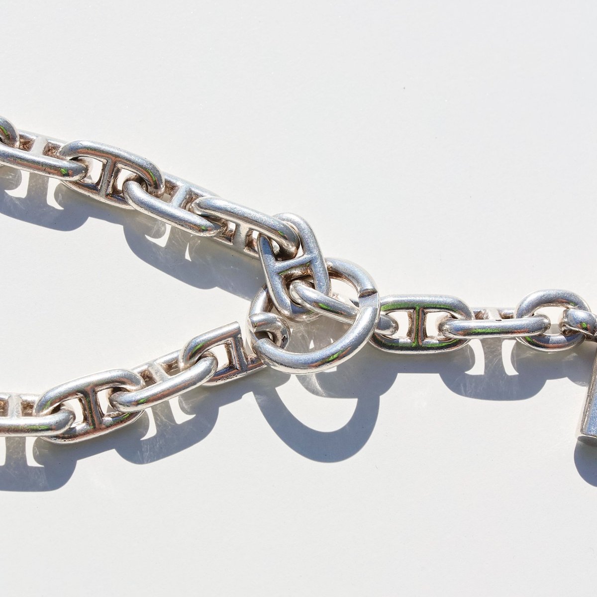 SOLD】Vintage HERMES Chaine d'Ancre Necklace |